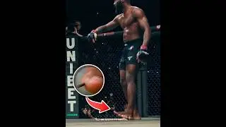 Something on his foot was bothering him during the fight. 