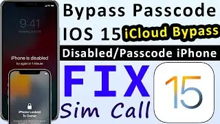 iCloud Bypass iOS 15 | Unlock Disabled iPhone Without Passcode | FIX Disabled/Passcode iPhone iOS 15