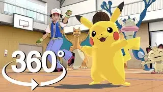 Detective Pikachu Dance - 360° Video! - (The First 3D VR Experience!)