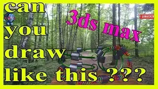 🌲3ds Max PathDeform Modifier🌲 Path Deform🌲 Animation 🌲Boujou tracking