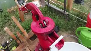 "semi automatic" water well pitcher pump