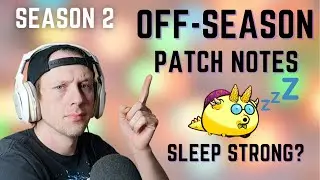 SEASON 2 OFF SEASON PATCH NOTES! WILL SLEEP BECOME THE NEW META?! #AxieInfinity #AxieOrigin
