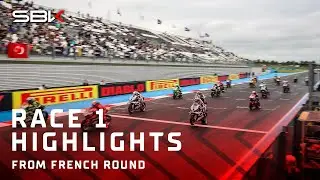 HIGHLIGHTS from a flag-to-flag Race 1 thriller in France! ☔️ | 2024 #FrenchWorldSBK 🇫🇷