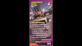 FORZA HORIZON 5. Primavera. Serie 31. Laboratorio de Eventos. KERB YOUR BRAKING.
