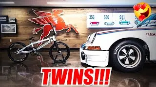 A BMX Racing Bike And Matching Porsche 911. SO SICK!!