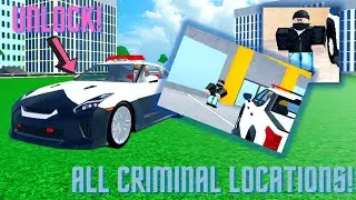 All Criminal Locations - Get the GTR! - Car Dealership Tycoon Roblox Gameplay