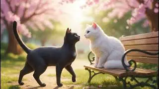 A soft romantic meow love