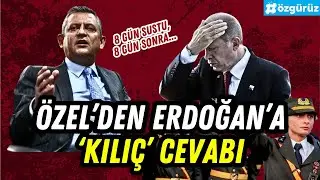 Özel'den Erdoğan'a kılıç cevabı: YILLARCA İZLEDİN ŞİMDİ Mİ GELİYOR AKLINA?