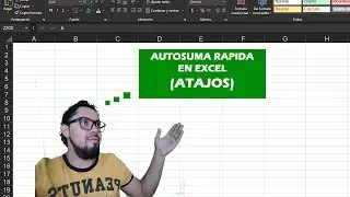 AUTOSUMA RAPIDA EN EXCEL (ATAJOS)