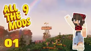 A Merry All the Mods 9 Beginning! | Modded Minecraft Let's Play Episode 1