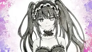 How to draw Kurumi Tokisaki | Date A Live IV | Step by step Tutorial
