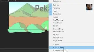 Animasi Sungai mengalir shape tween di Adobe Animate CC