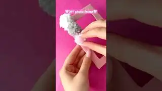 DIY photo frame🌸 room decor idea🤍