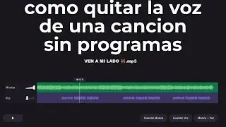 How to remove vocals from a song super easily and without software