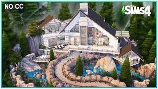 Sims 4 River Lodge [No CC] - Sims 4 Speed Build | Kate Emerald