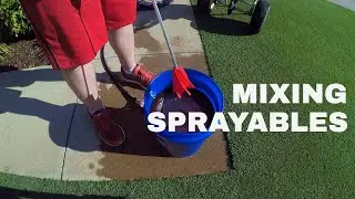 Mixing Lawn Sprayables