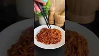 Korean Noodles Chapagetti and Corn Dog. #shorts  #koreanfood  #food  #cookingvideo