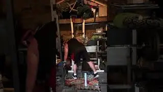 350-5 paused. -5.  315-2.  Paused bench drop set. 56 years old