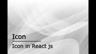 Icon in react js