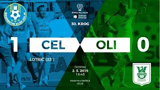 30.krog: Celje - Olimpija 1:0 ; Prva liga Telekom Slovenije 2018/2019