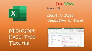 Data Validation - What is This and What Does it Mean? | Data Validation in Excel | Data Validation
