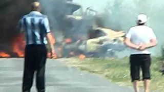 пожар на трассе орск-ясный