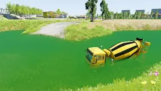 Mobil vs Deep Water #15 - BeamNG Drive
