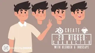 Blender & Inkscape - 2D Rigged Character