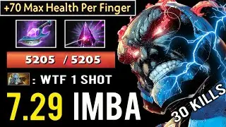 NEW CRAZY Thanoseid Talent MID Lion +70 HP Stack 30 Kills 5300 HP Most Imba Buff 7.29 Dota 2