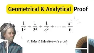 Basel's problem | Euler's proof | Geometrical proof: 3Blue1Brown | Magic Masala Maths | 019
