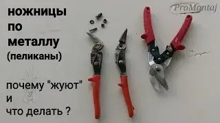 Why do metal shears start to chew and what to do about it?