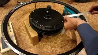 1500W hub motor. Unpacking, starting, and spoke calculations.