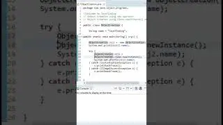 Java Object Creation using Class newInstance() method 