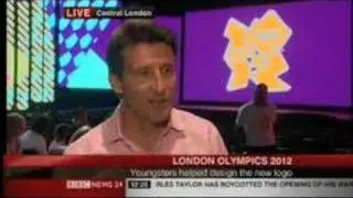 London 2012 logo launch Lord Seb Coe interview