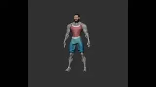 Футболист. Органическое 3D моделирование и Пластическая анатомия