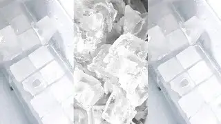 ASMR HARD ICE EATING / WHITE ICE / CRUSHED ICE / WHITE ICE. ICE EATING
