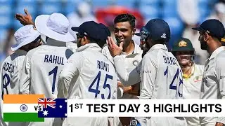India vs Australia 1st Test Day 3 Highlights 2023   IND vs AUS 1st Test 2023   IND vs AUS Day 3