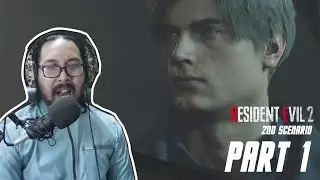 Resident Evil 2 Leon Kennedy 2nd Scenario Gameplay Part 1