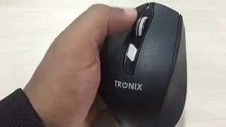 Tronix i9 Black & Rubber Wireless Mouse  | AMR TROLLING |