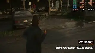 Alan Wake 2 | RTX 3070, AMD Ryzen 5 3600 | Performance Video (RTX ON | OFF) 1080p