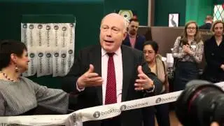 VIDEO: Sponsored by BookTrack, Julian Fellowes opens The Club at the Ivy 