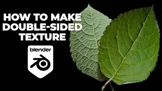 Double-sided texture in Blender