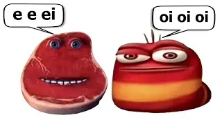 oi oi oi red larva vs e e ei i'm on vacation vs gegagedigedagedago