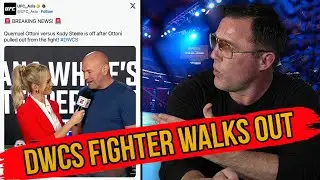 Dana White Contender Series Fighters walks out minutes before fight…
