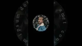 Create a PRO Circle Text Logo Animation with HTML, CSS, & JS.