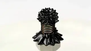Liquid ferrofluid sculptures- supermagnete