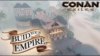 Building a MASSIVE Medieval Village in Conan Exiles!