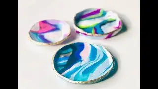 Make a Mock Agate Jewelry Dish Made From Clay
