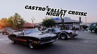 Castro Valley Cruise Night 2024! Hundreds of Cars at Castro Valley Cruise Night!