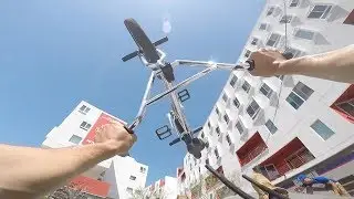 I GOT BROKE OFF TWICE IN 5 MINUTES (RIDING BMX IN LA)